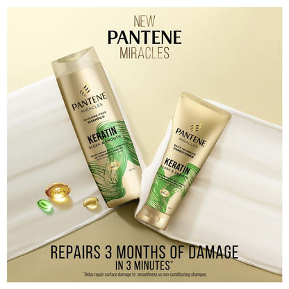 Pantene Miracles Keratin Smooth & Sleek Shampoo 375ml