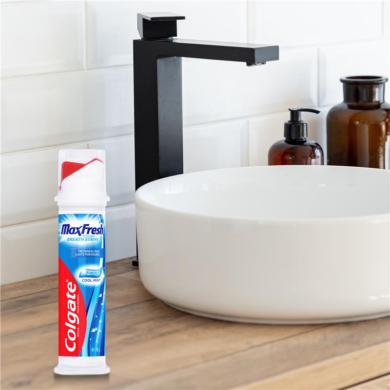 Colgate Toothpaste Max Fresh Coolmint Pump 130g