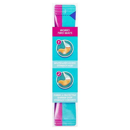 Gaviscon Dual Action Liquid Sachets Peppermint 12 Pack