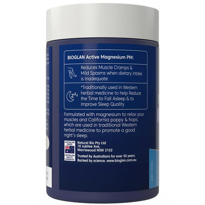 Bioglan Active Magnesium PM 60 Tablets