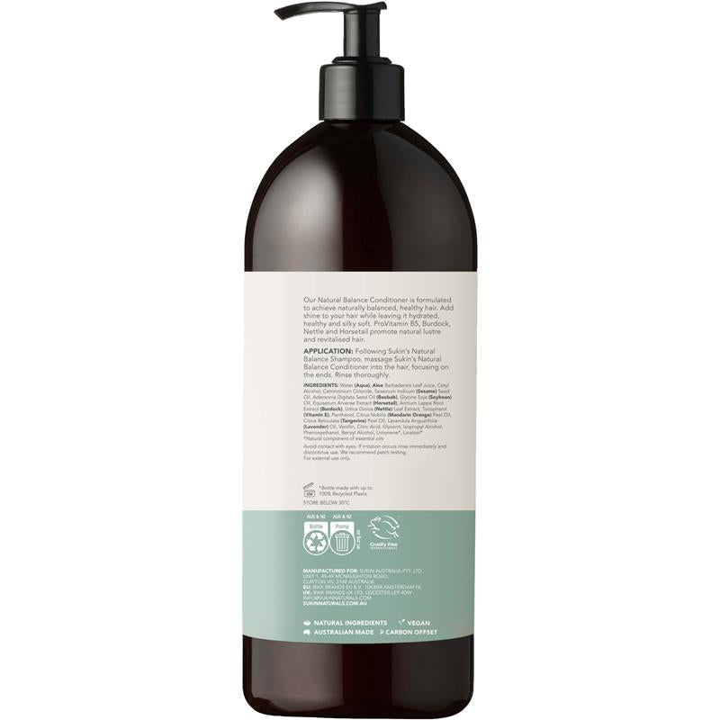 Sukin Natural Balance Conditioner 1 Litre
