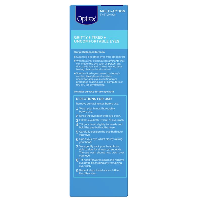 Optrex Multi Action Eye Wash 100ml