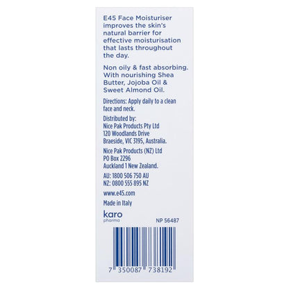 E45 Face Moisturiser 50ml