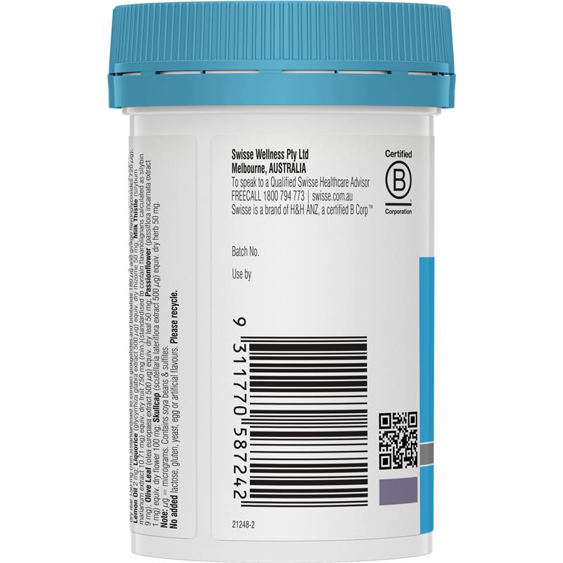Swisse Teenage Ultivite Men's Multivitamin 60 Tablets