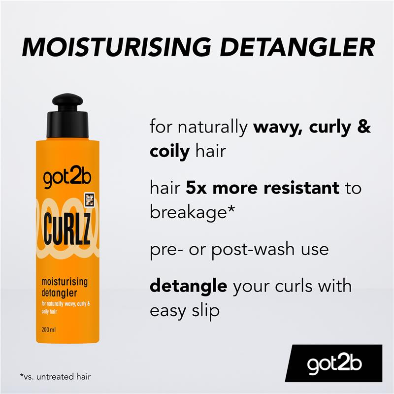 Got2b Curlz Moisturizing Detangler 200ml