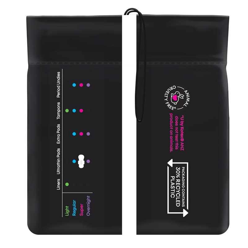 U By Kotex Ultrathin Super Wing Bulk Pack 18