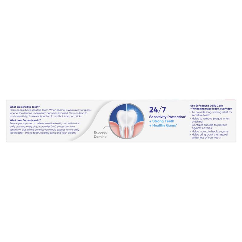 Sensodyne Toothpaste Daily Care + Whitening 160g Exclusive Size