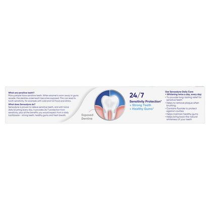 Sensodyne Toothpaste Daily Care + Whitening 160g Exclusive Size