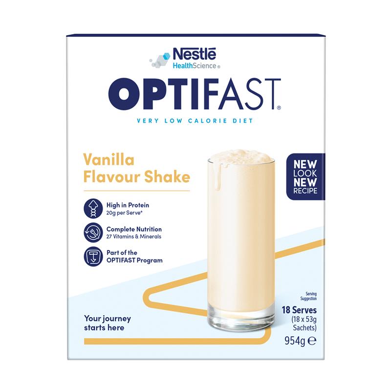 Optifast VLCD Shake Vanilla 18 x 53g - GimmeNow
