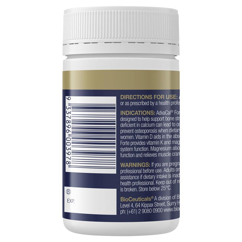 Bioceuticals AdvaCal Forte 90 Tablets NEW