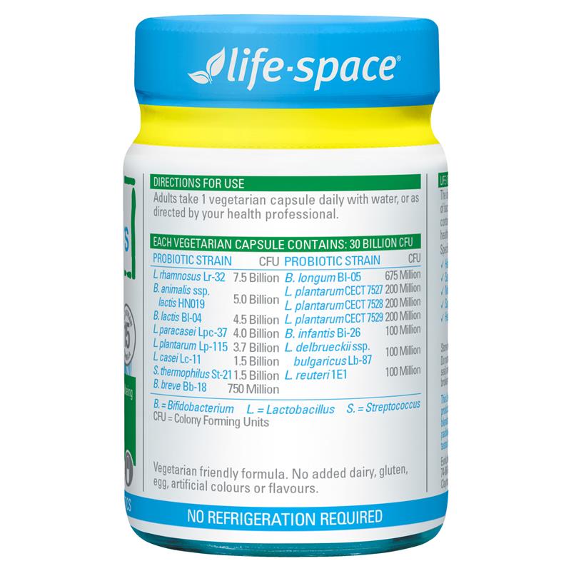 Life-Space Probiotic for 60+ Years 90 Capsules Exclusive Size