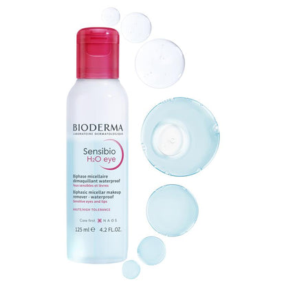 Bioderma Sensibio H2O Eye Biphasic Micellar Makeup Remover for Sensitive Skin 125ml