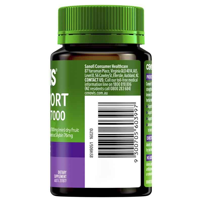 Cenovis Liver Support Milk Thistle 7000mg 75 Tablets