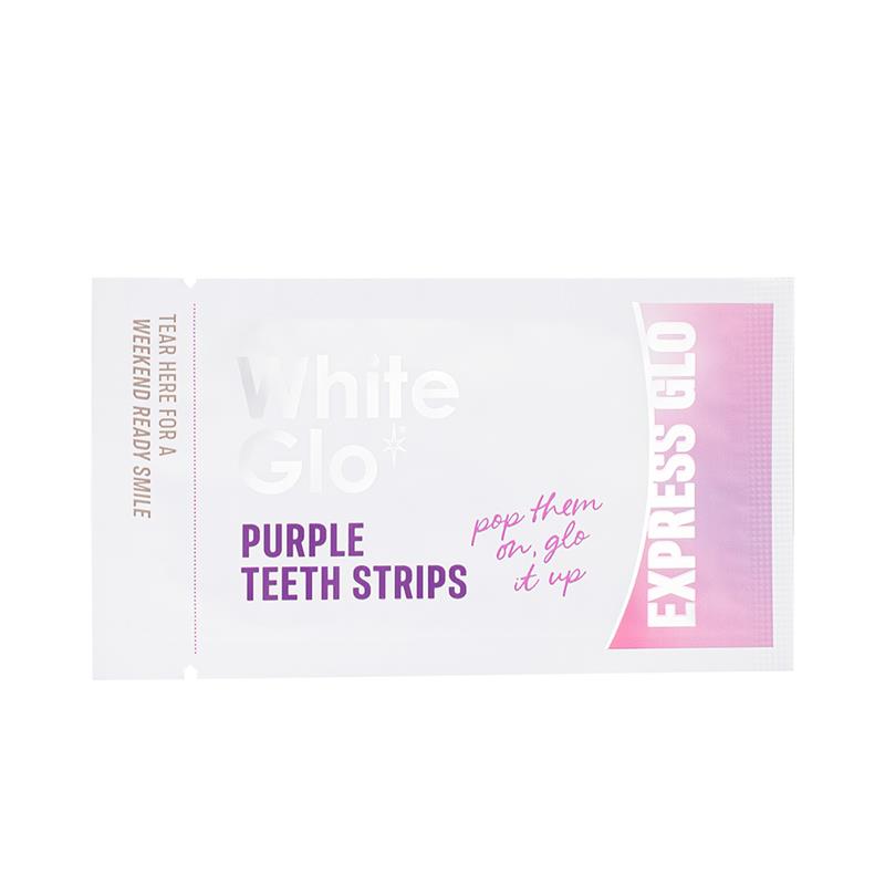 White Glo Purple Teeth Strips Express Glo
