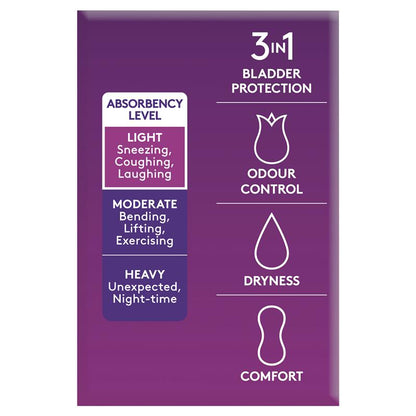 Poise Liners Light 18 Pack