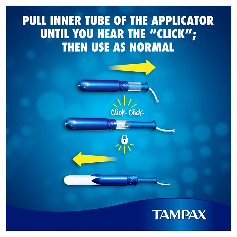 Tampax Pearl Compak Tampons Regular 18 Pack
