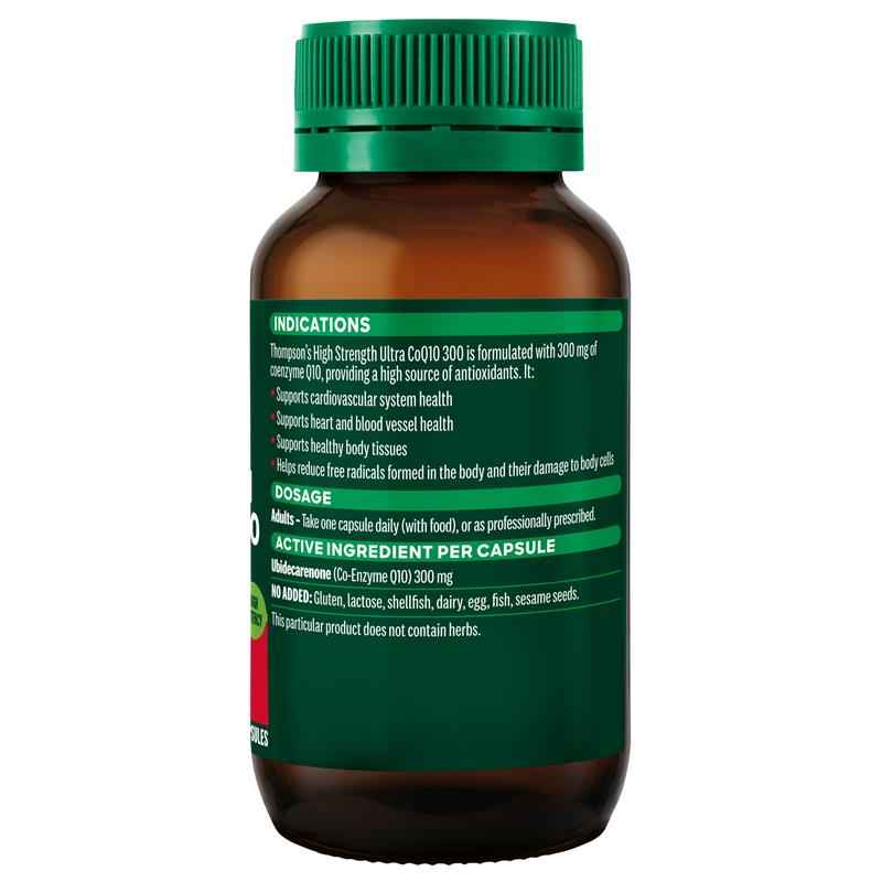 Thompson's CoQ10 300mg 60 Capsules