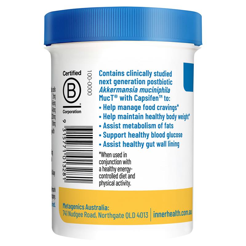 Inner Health Metabolism & Weight With Akkermansia 30 Capsules
