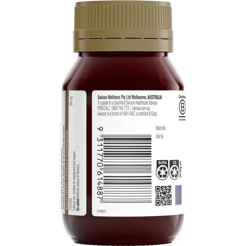 Swisse Ultiboost L-Theanine Calm Mind 50 Capsules