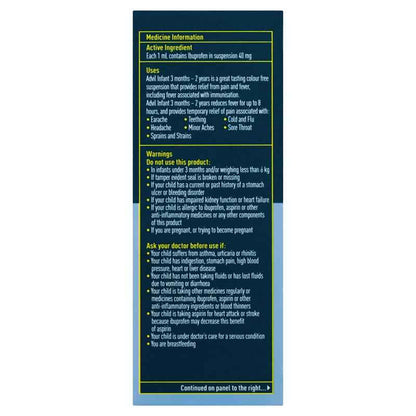 Advil Pain & Fever Infant Drops 40ml