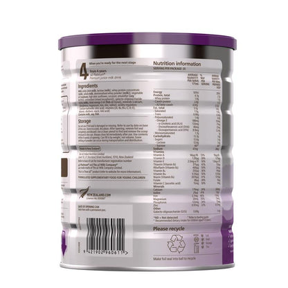 A2 Platinum Premium Toddler Milk Drink Stage 3 From 1 Year 900g