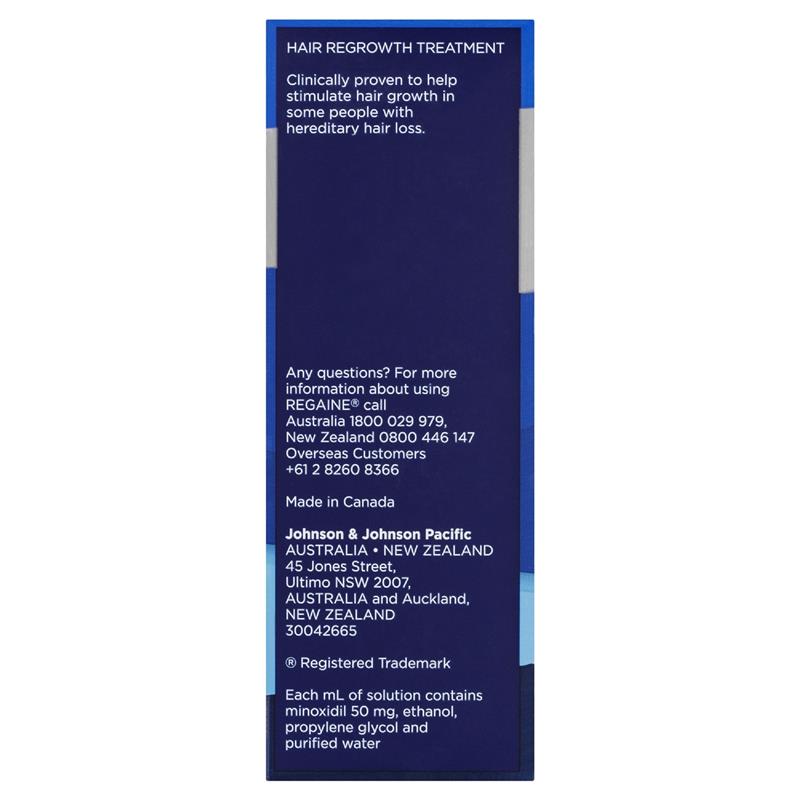Regaine Mens 5% Minoxidil Solution Hair Regrowth Treatment 60ml