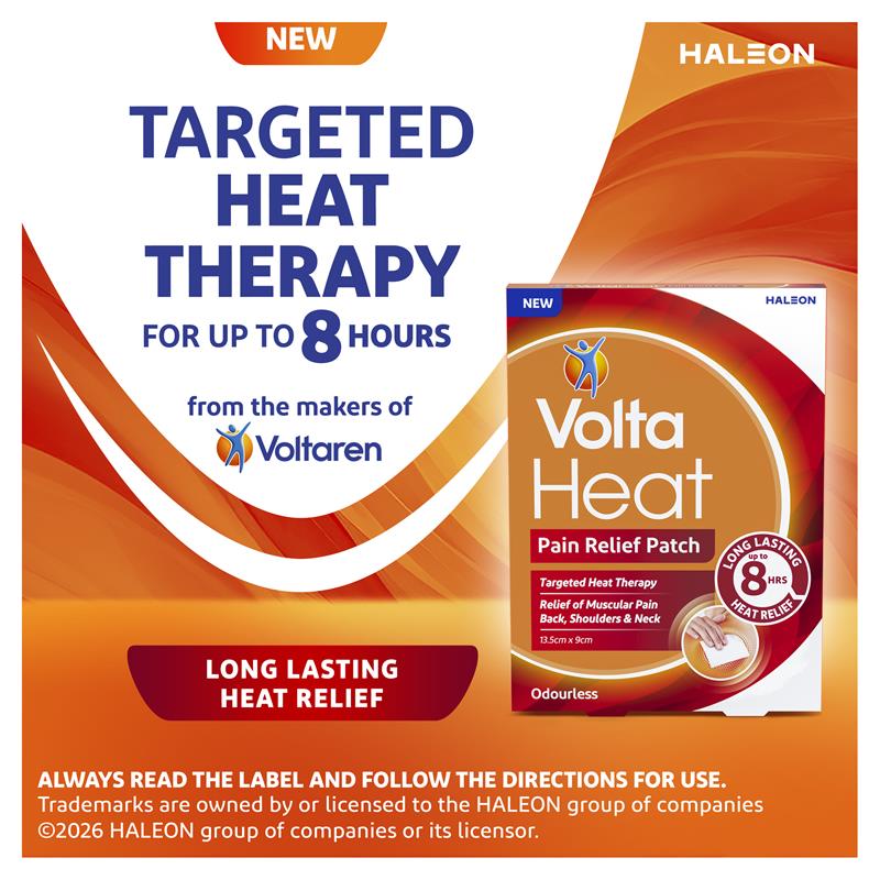 VoltaHeat Pain Relief Patch 2 Patches