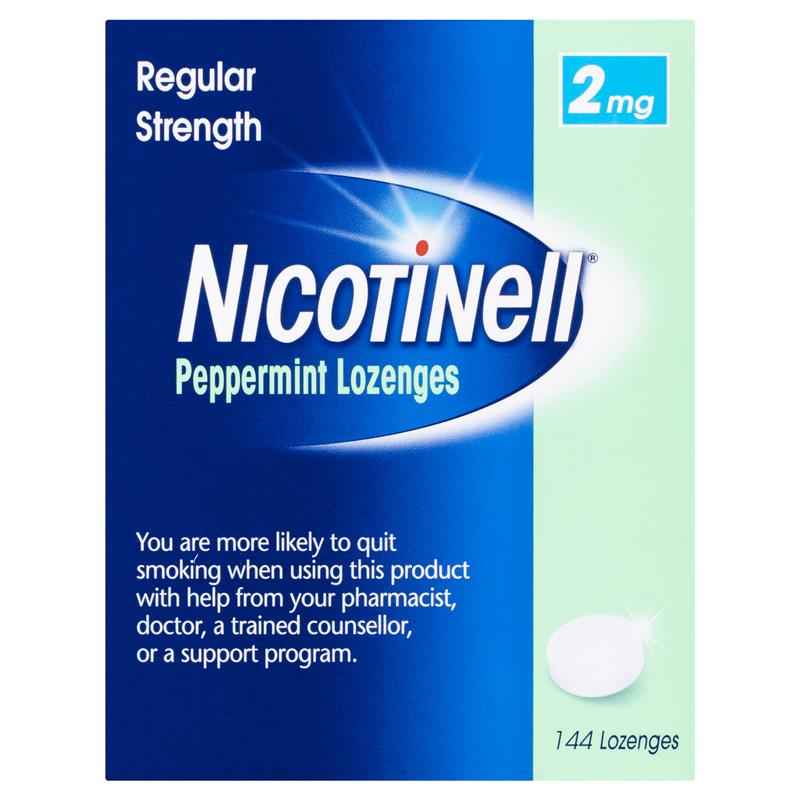 Nicotinell Lozenges Mint 2mg 144 Exclusive Size