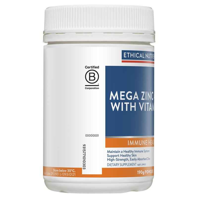 High-Strength Zinc & Vitamin C Powder - Orange Flavour