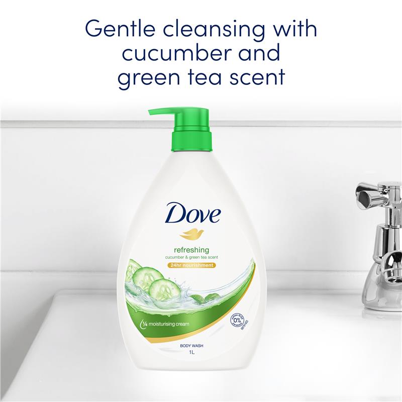 Dove Go Fresh Body Wash Fresh Touch 1L - GimmeNow