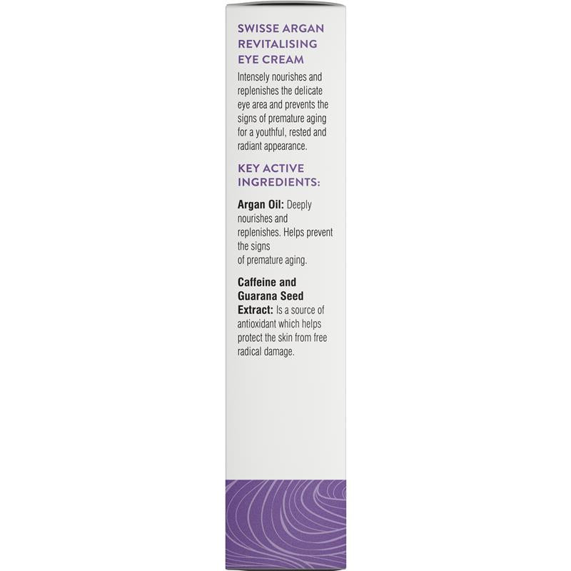 Swisse Skincare Argan Revitalising Eye Cream 15ml