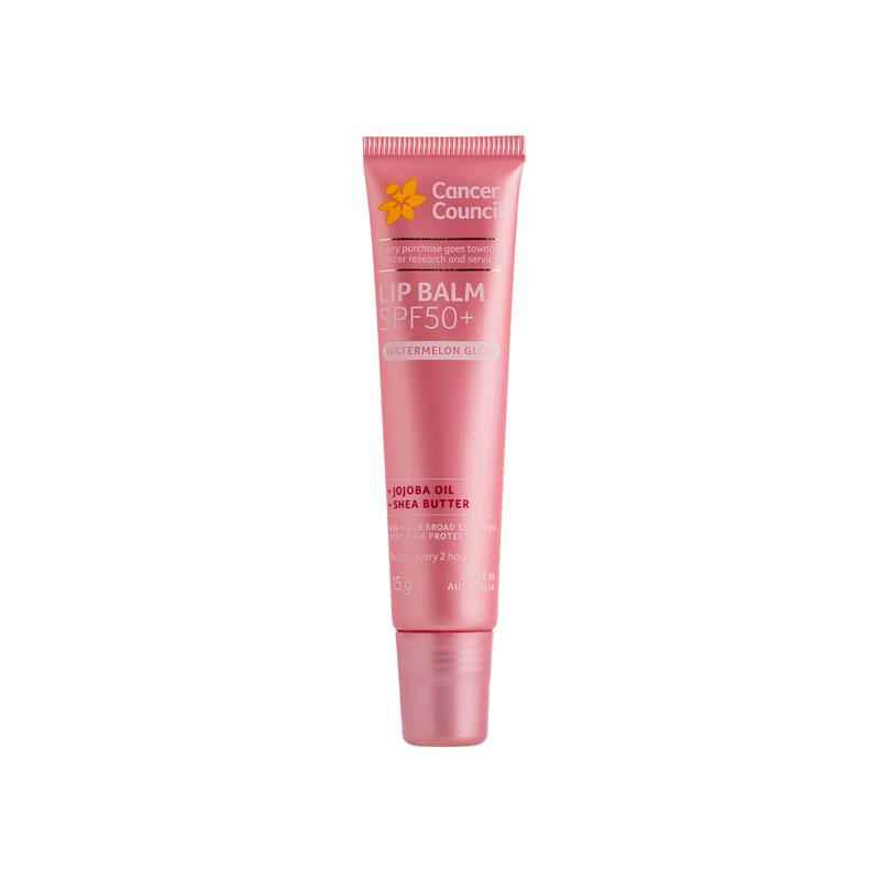 Cancer Council Lip Balm SPF50+ Watermelon Glow 15g