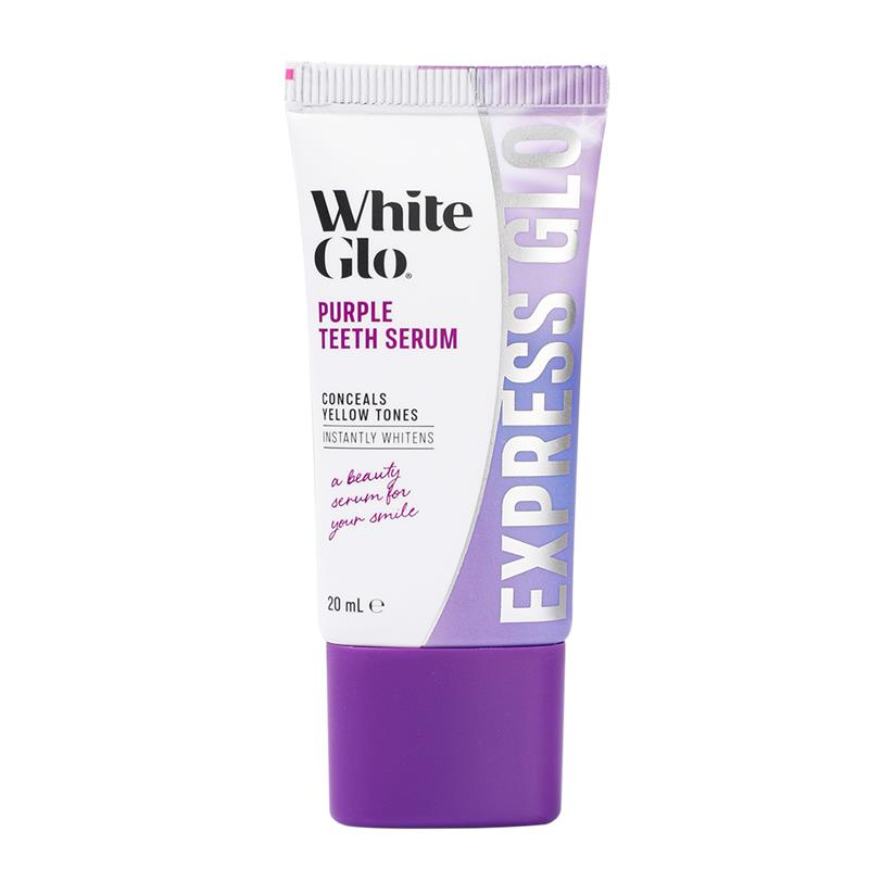 White Glo Purple Teeth Serum Express Glo