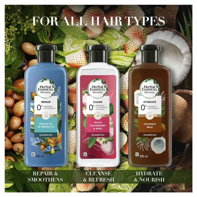 Herbal Essences Bio Renew Argan Oil of Morocco Shampoo 600ml NEW