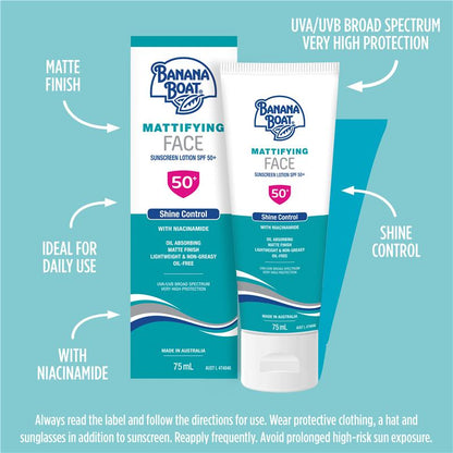 Banana Boat Mattifying Face Lotion 75ml