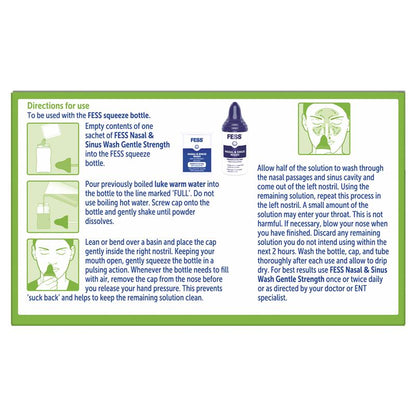 Fess Nasal & Sinus Wash 120 Sachets