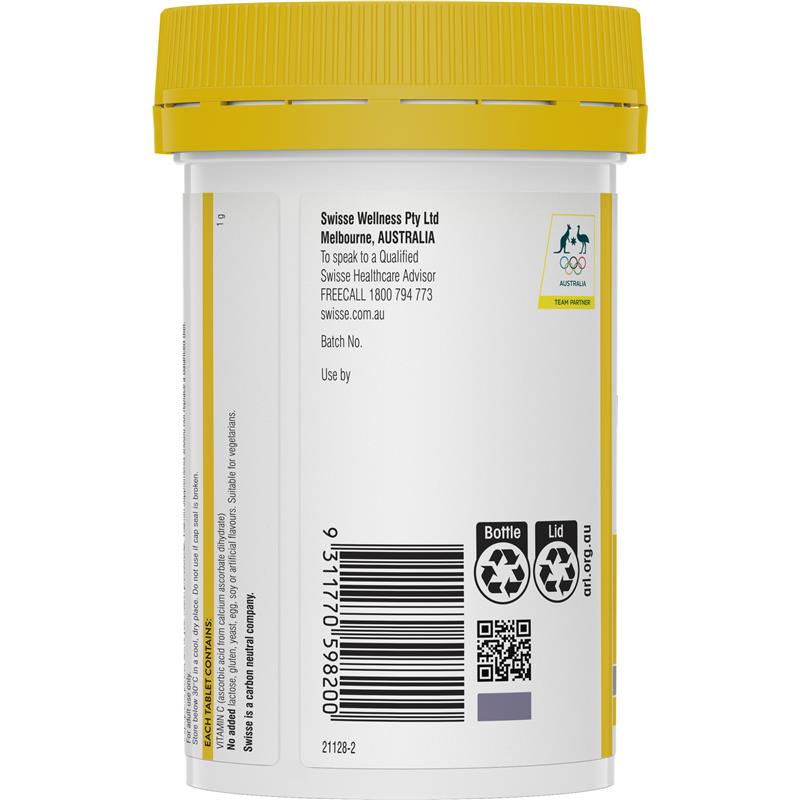 Swisse Vitamin C 1000mg 150 Tablets