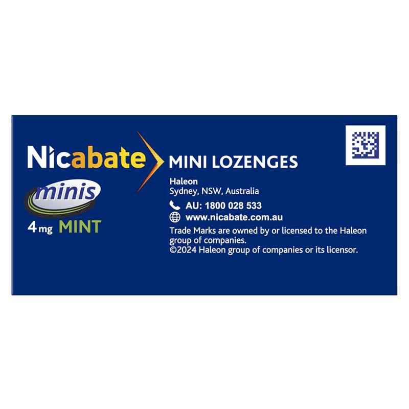Nicabate Minis 4mg 120 Lozenges Exclusive Size