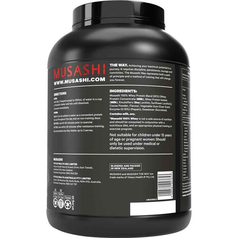 Musashi 100% Whey Chocolate 2kg