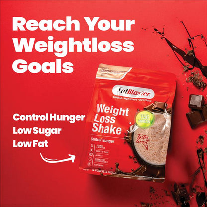 Fatblaster Weight Loss Shake Red Pouch Chocolate 465g