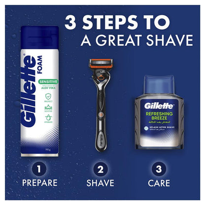 Gillette Sensitive Skin Soothing Shave Foam 245g