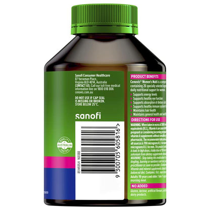Cenovis Once Daily Women's Multivitamins & Minerals 100 Capsules