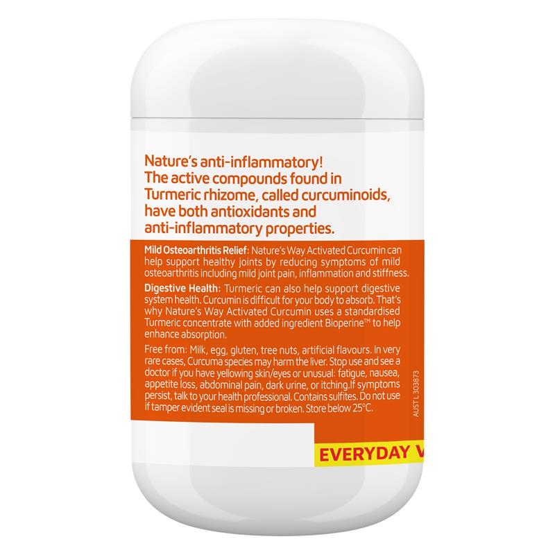 Nature's Way Curcumin 120 Tablets