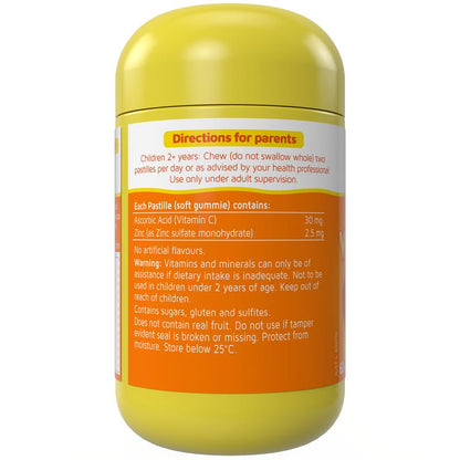 Nature's Way Kids Smart Vita Gummies Vitamin C + Zinc 60 Pastilles