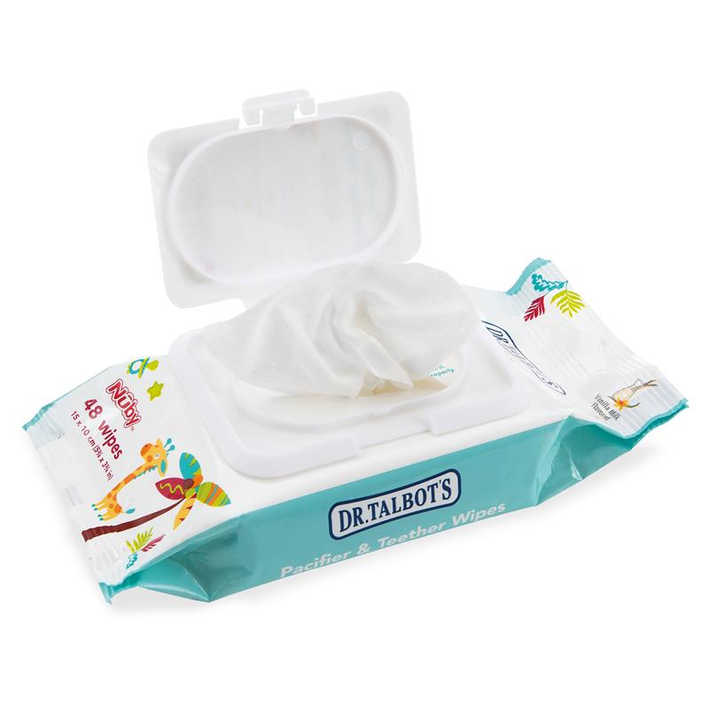 Nuby Bamboo Citroganix Pacifier and Teether Wipes 48 Pack
