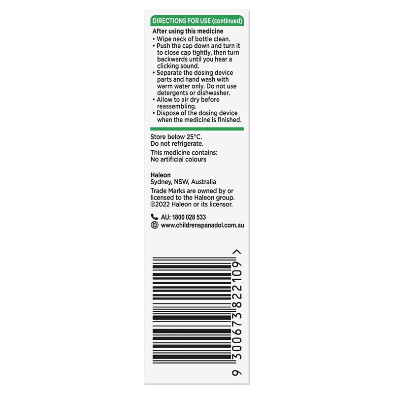 Panadol Children 1 Month – 1 Year Baby Drops with Dosing Device Fever and Pain Relief 20ml