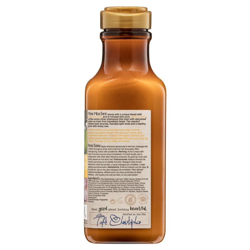 Maui Moisture Curl Quench + Hydrating Coconut Oil Shampoo For Curly Hair 385mL