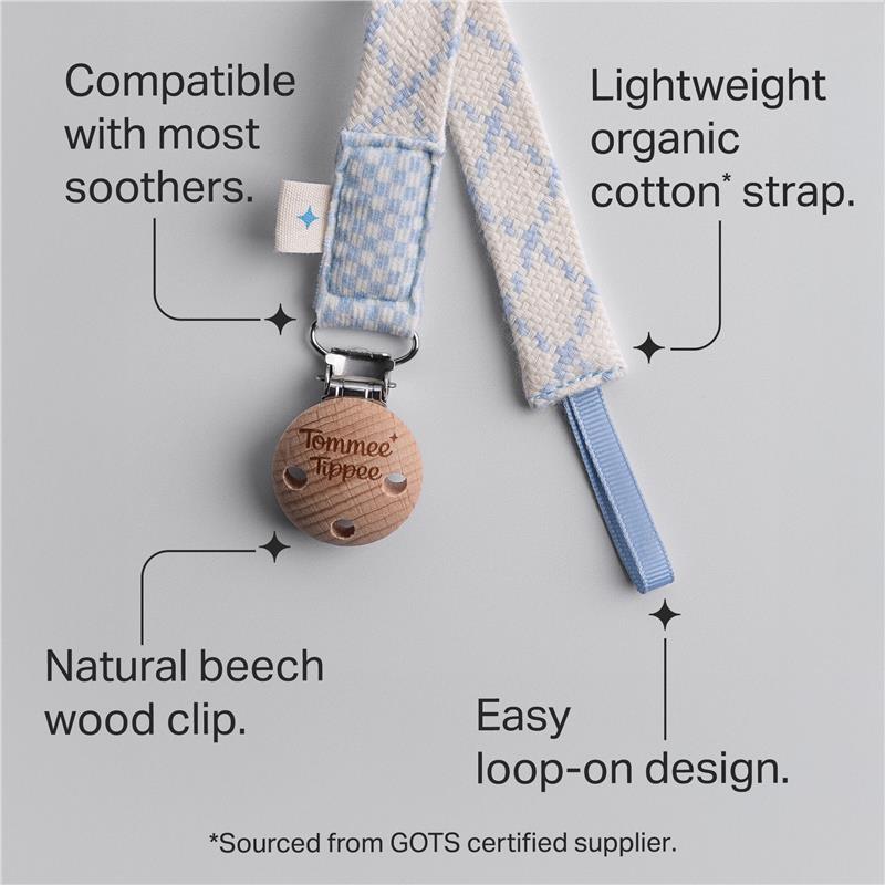 Tommee Tippee Soother Holder Assorted Colours