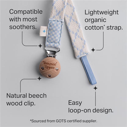 Tommee Tippee Soother Holder Assorted Colours