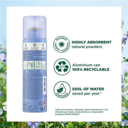 Klorane Dry Shampoo with Organic Flax XL Volume 150ml